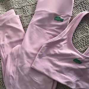Lacoste Pink Activewear Sports Bra & Leggings